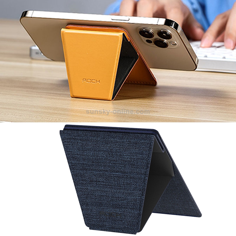 ROCK RPH0968 PU Leather Magnetic Magic Card-Holder Stand for iPhone 12 Series (Blue) ROCK RPH0968 PU Leather Magnetic Magic Card-Holder Stand for iPhone 12 Series (Blue)