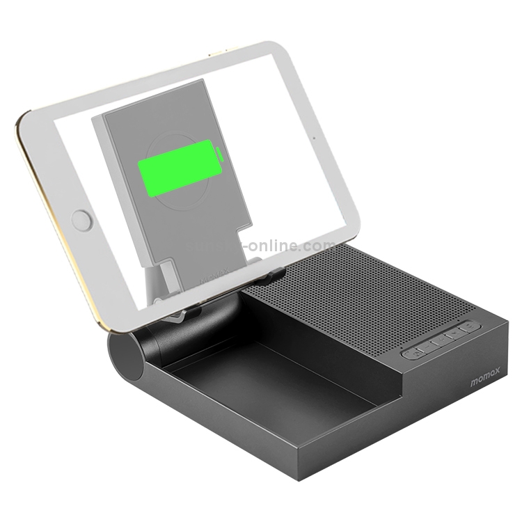 MOMAX BS2D Multi-function Mini Wireless Charger Conference Speaker MOMAX BS2D Multi-function Mini Wireless Charger Conference Speaker