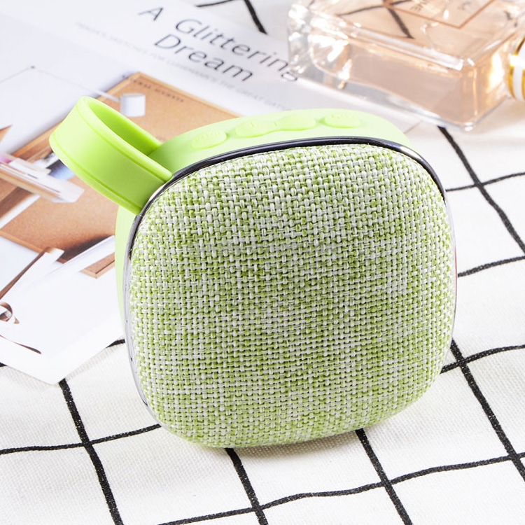 X25new Cloth Texture Square Portable Mini Bluetooth Speaker, Support Hands-free Call & TF Card & AUX(Green) X25new Cloth Texture Square Portable Mini Bluetooth Speaker, Support Hands-free Call & TF Card & AUX(Green)