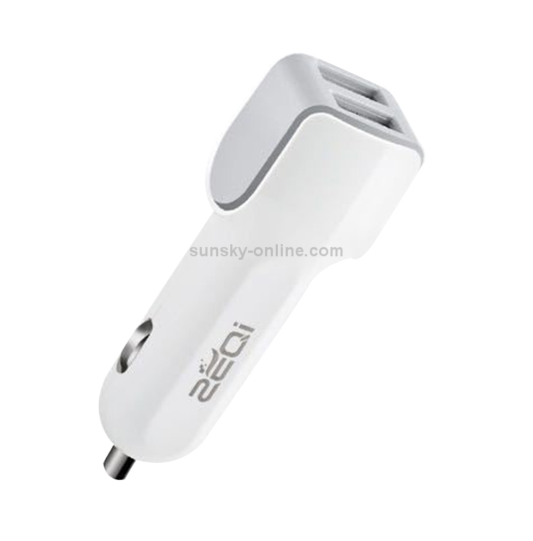 ZEQI ZE-C88 5V 3A Dual USB Ports Socket Cigarette Lighter Splitter Car Charger