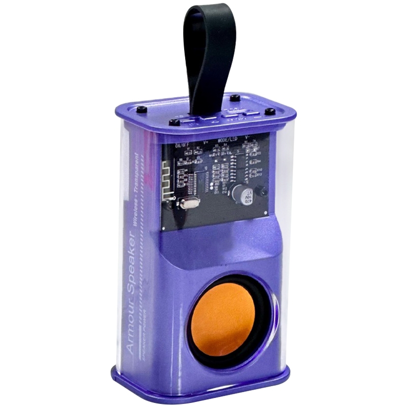5W Portable Bullet TWS Wireless Bluetooth Speaker (Purple) 5W Portable Bullet TWS Wireless Bluetooth Speaker (Purple)