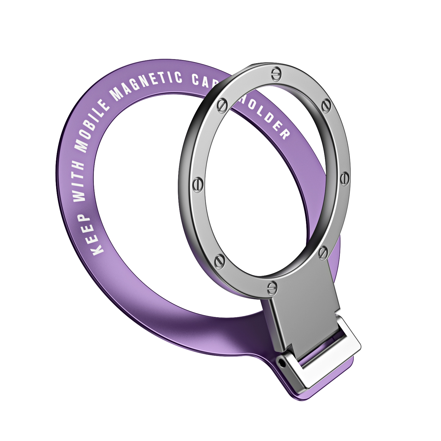 Ultra-thin Metal Phone Holder (Purple) Ultra-thin Metal Phone Holder (Purple)