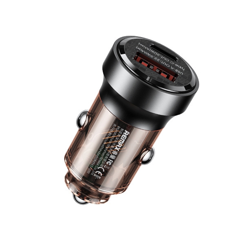 REMAX RCC338 Walking Series 2 in 1 Car 30W PD Fast Charger REMAX RCC338 Walking Series 2 in 1 Car 30W PD Fast Charger