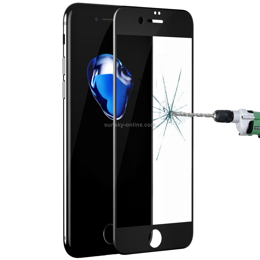 Baseus for iPhone 7 0.23mm 9H Surface Hardness PET Soft 3D Curverd Frosted Arc Silk-screen Tempered Glass Full Coverage Screen Film(Black) Baseus for iPhone 7 0.23mm 9H Surface Hardness PET Soft 3D Curverd Frosted Arc Silk-screen Tempered Glass Full Coverage Screen Film(Black)