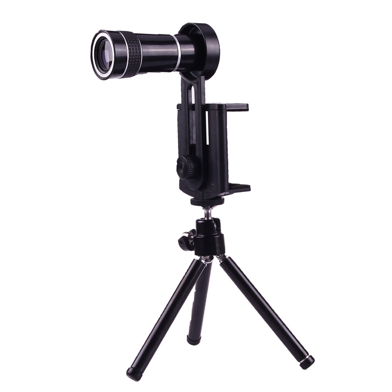 10X Magnification Lens Mobile Phone 3 in 1 Telescope + Tripod Mount + Mobile Phone Clip