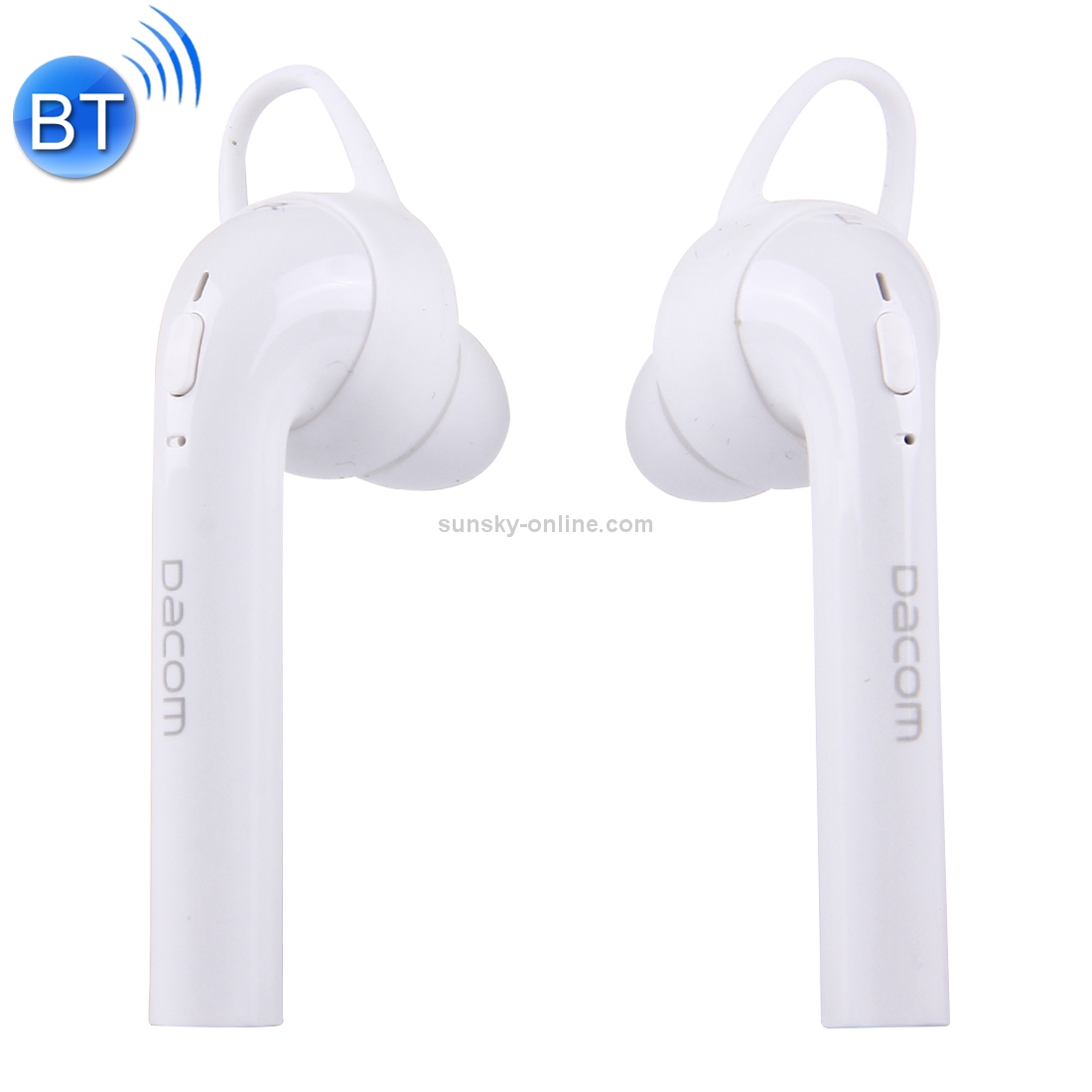 DACOM Guofen 7TWS Dual Ears Stereo Wireless Bluetooth 4.2 In-Ear Earphone Headset with Mic for iPhone / iPad / iPod / PC and Other Bluetooth Devices, 2 Devices Connection(White) DACOM Guofen 7TWS Dual Ears Stereo Wireless Bluetooth 4.2 In-Ear Earphone Headset with Mic for iPhone / iPad / iPod / PC and Other Bluetooth Devices, 2 Devices Connection(White)