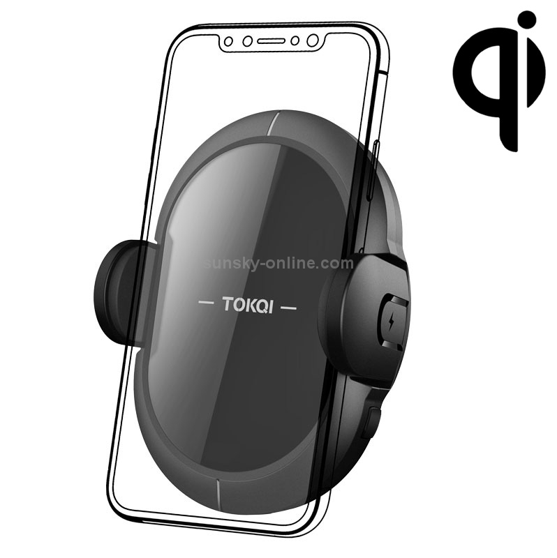 TOKQI 10W Compatible with 7.5W Qi X2 Intelligent Induction Vehicle-mounted Electric Wireless Charging TOKQI 10W Compatible with 7.5W Qi X2 Intelligent Induction Vehicle-mounted Electric Wireless Charging