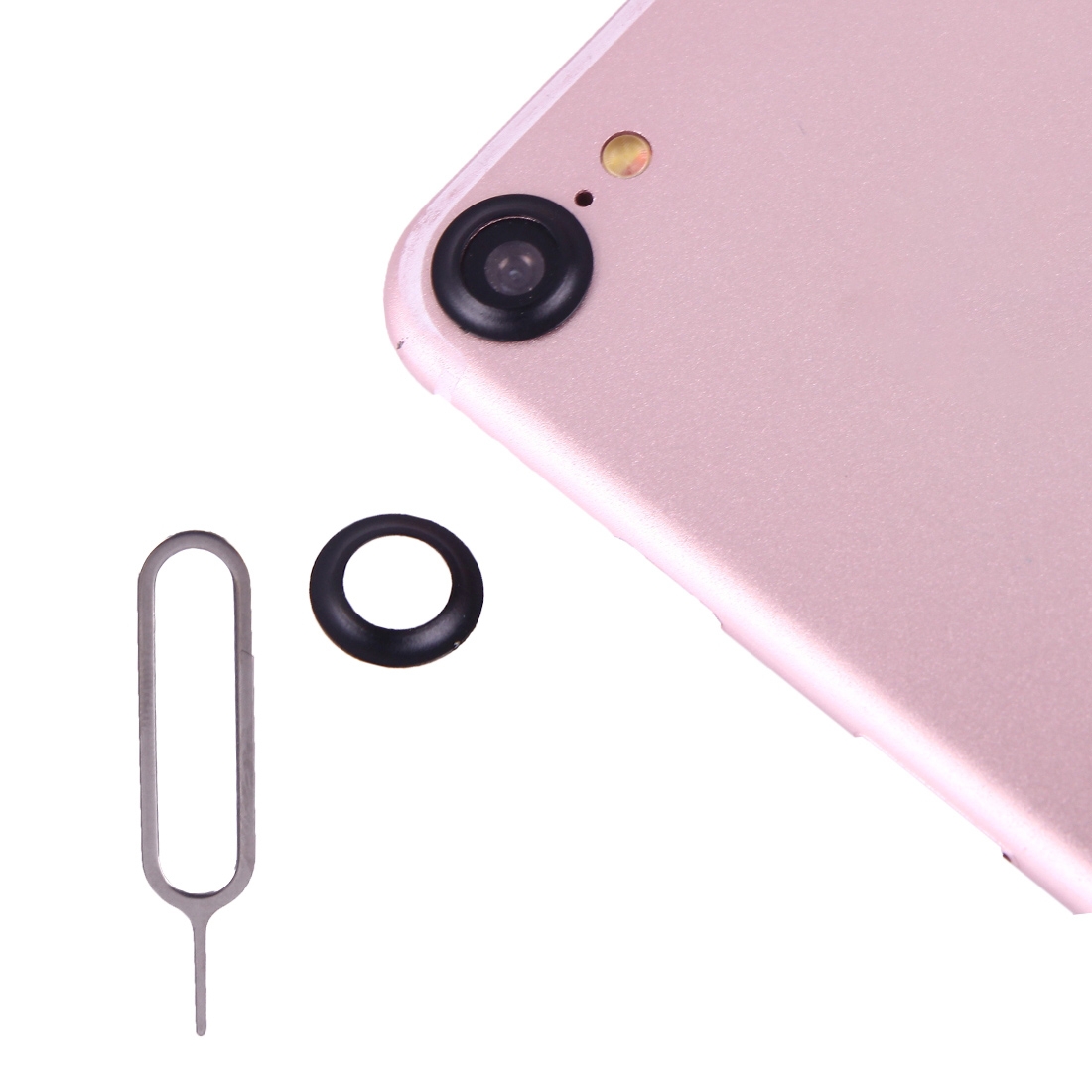 For iPhone 7 Rear Camera Lens Protective Cover with Needle(Black) For iPhone 7 Rear Camera Lens Protective Cover with Needle(Black)