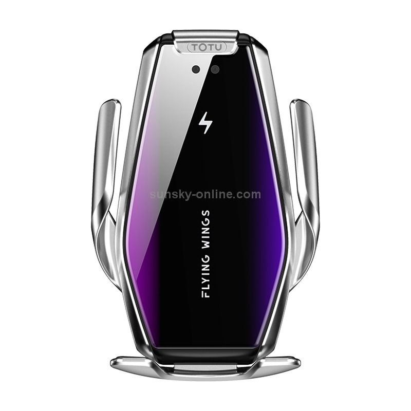 TOTUDESIGN S7 King Series II Car Induction Wireless Charger Mount Holder(Silver) TOTUDESIGN S7 King Series II Car Induction Wireless Charger Mount Holder(Silver)