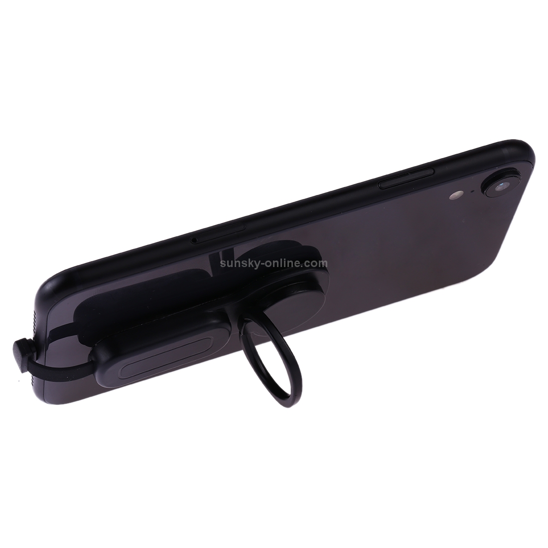 LXS09 2A 8 Pin + 3.5mm Female to 8 Pin Male Audio & Charging Adapter with Ring Holder (Black) LXS09 2A 8 Pin + 3.5mm Female to 8 Pin Male Audio & Charging Adapter with Ring Holder (Black)