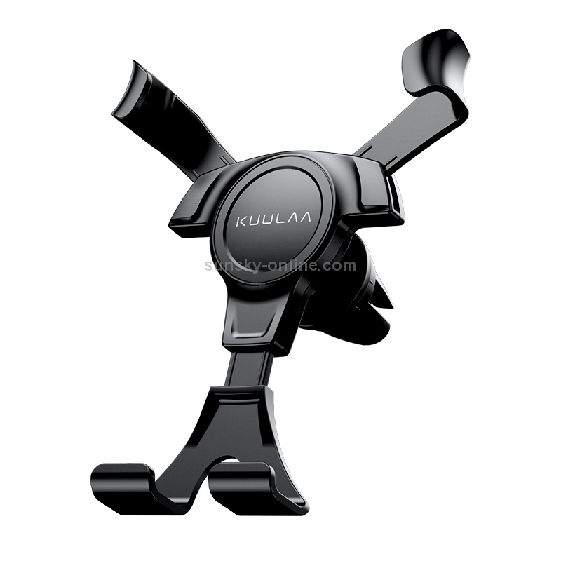 KUULAA Car Simple Plastic Gravity Mobile Phone Bracket Holder(Black) KUULAA Car Simple Plastic Gravity Mobile Phone Bracket Holder(Black)