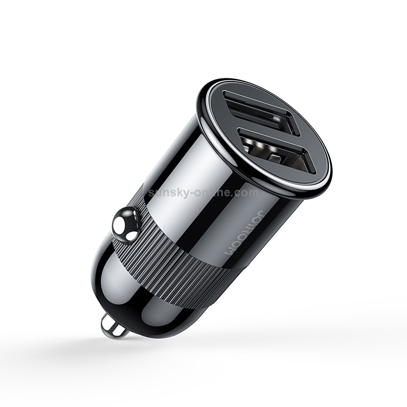 JOYROOM C-A06 3.1A Mini Dual-port Fast Charging Smart Car Charger(Black) JOYROOM C-A06 3.1A Mini Dual-port Fast Charging Smart Car Charger(Black)