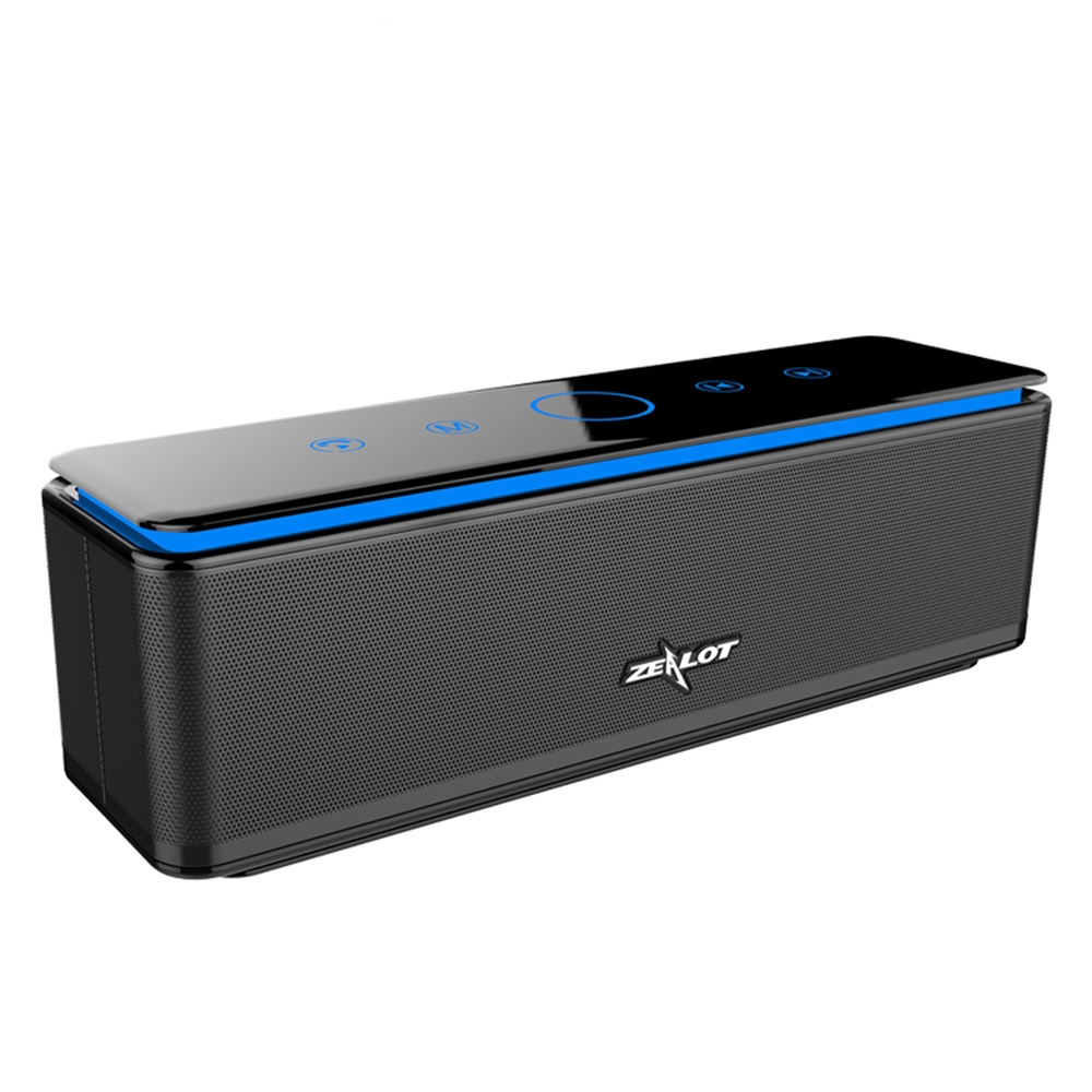 ZEALOT S7 Portable Smart Touch Stereo Bluetooth Speaker with Built-in Mic, Support Hands-Free Call & TF Card & AUX (Black) ZEALOT S7 Portable Smart Touch Stereo Bluetooth Speaker with Built-in Mic, Support Hands-Free Call & TF Card & AUX (Black)