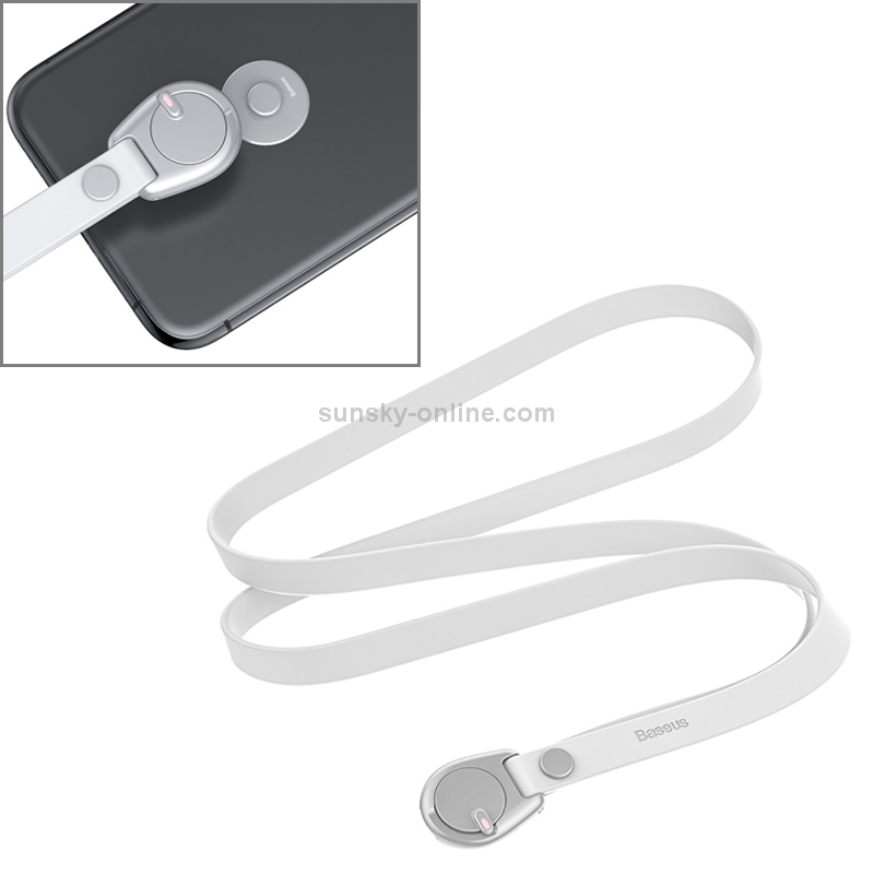 Baseus Let US Go Knob Mobile Phone Lanyard(Pink + White) Baseus Let US Go Knob Mobile Phone Lanyard(Pink + White)