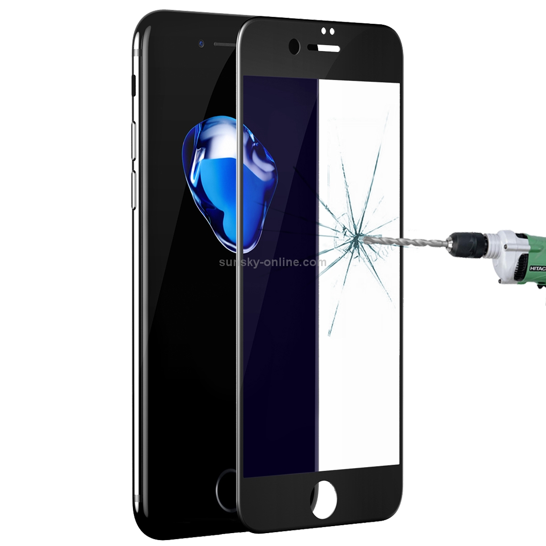 Baseus For iPhone 7 Plus 0.23mm 9H Surface Hardness PET Soft 3D Curverd Frosted Arc Anti Blue-ray Silk-screen Tempered Glass Full Coverage Screen Film(Black) Baseus For iPhone 7 Plus 0.23mm 9H Surface Hardness PET Soft 3D Curverd Frosted Arc Anti Blue-ray Silk-screen Tempered Glass Full Coverage Screen Film(Black)