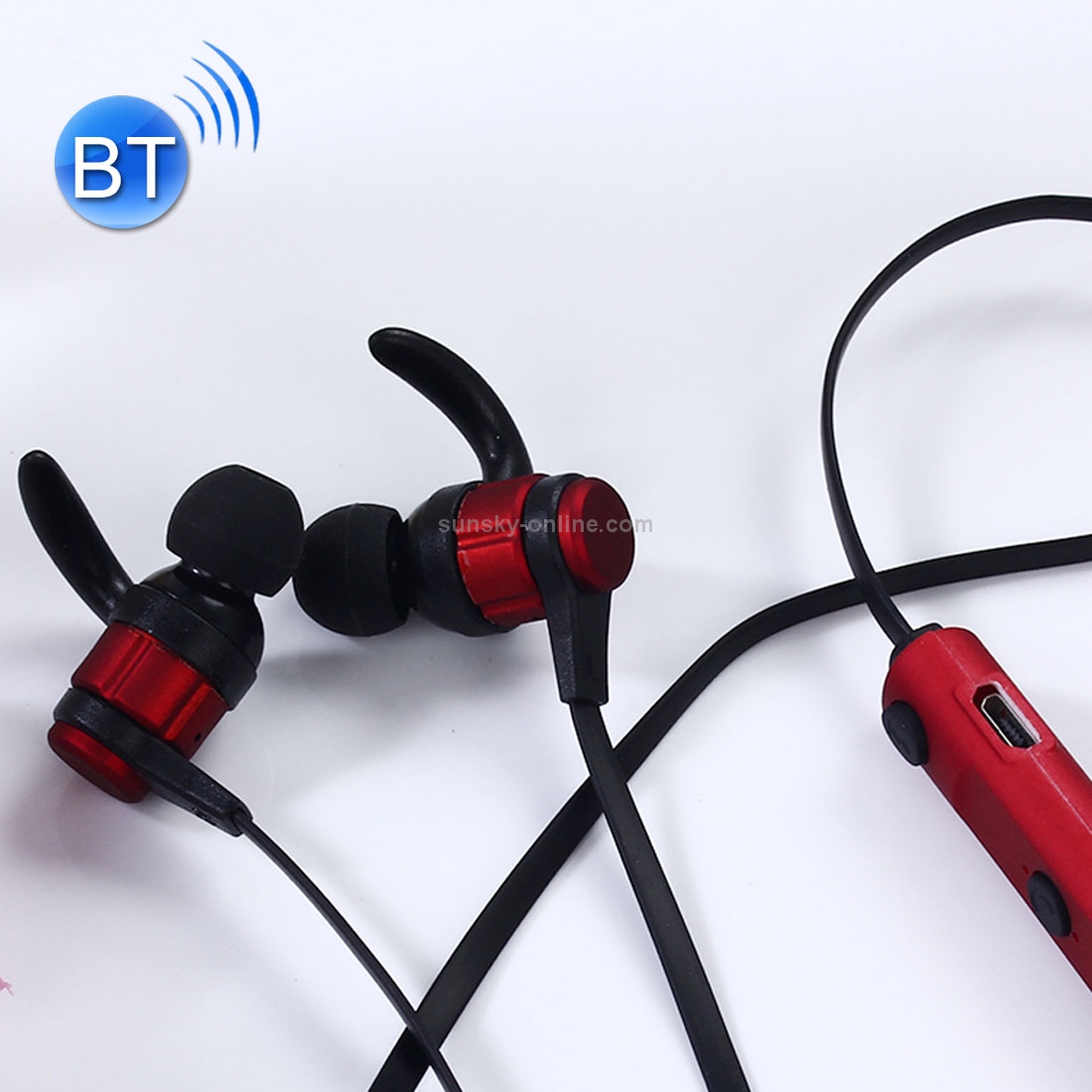 BT-19 Wireless Bluetooth In-ear Headphone Sports Headset with Microphones BT-19 Wireless Bluetooth In-ear Headphone Sports Headset with Microphones