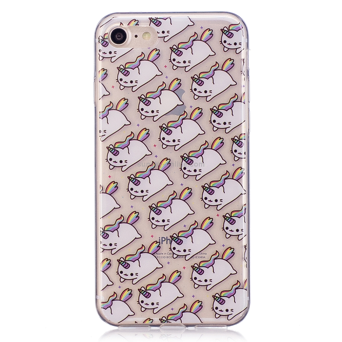 Unicorns Pattern Soft TPU Case For iPhone SE 2020 & 8 & 7