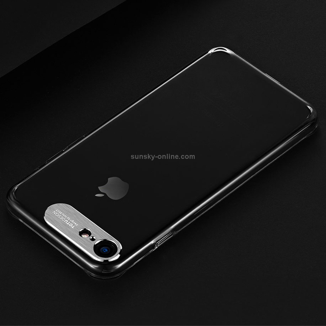TOTUDESIGN Clear Crystal Series Transparent PC Protective Case For iPhone SE 2020 & 8 & 7(Grey) TOTUDESIGN Clear Crystal Series Transparent PC Protective Case For iPhone SE 2020 & 8 & 7(Grey)