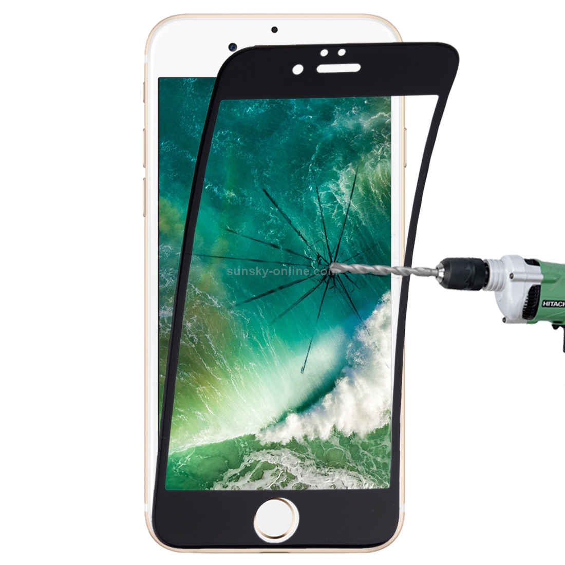 0.1mm 9H Full Screen Flexible Fiber Tempered Glass Film for iPhone SE 2020 / 8 / 7(Black) 0.1mm 9H Full Screen Flexible Fiber Tempered Glass Film for iPhone SE 2020 / 8 / 7(Black)