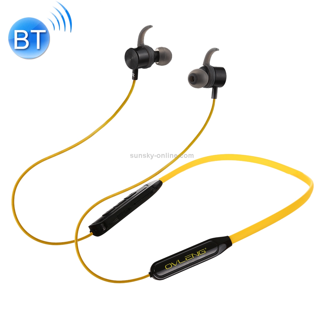 OVLENG S18 Sports Wireless Bluetooth Headset(Yellow) OVLENG S18 Sports Wireless Bluetooth Headset(Yellow)