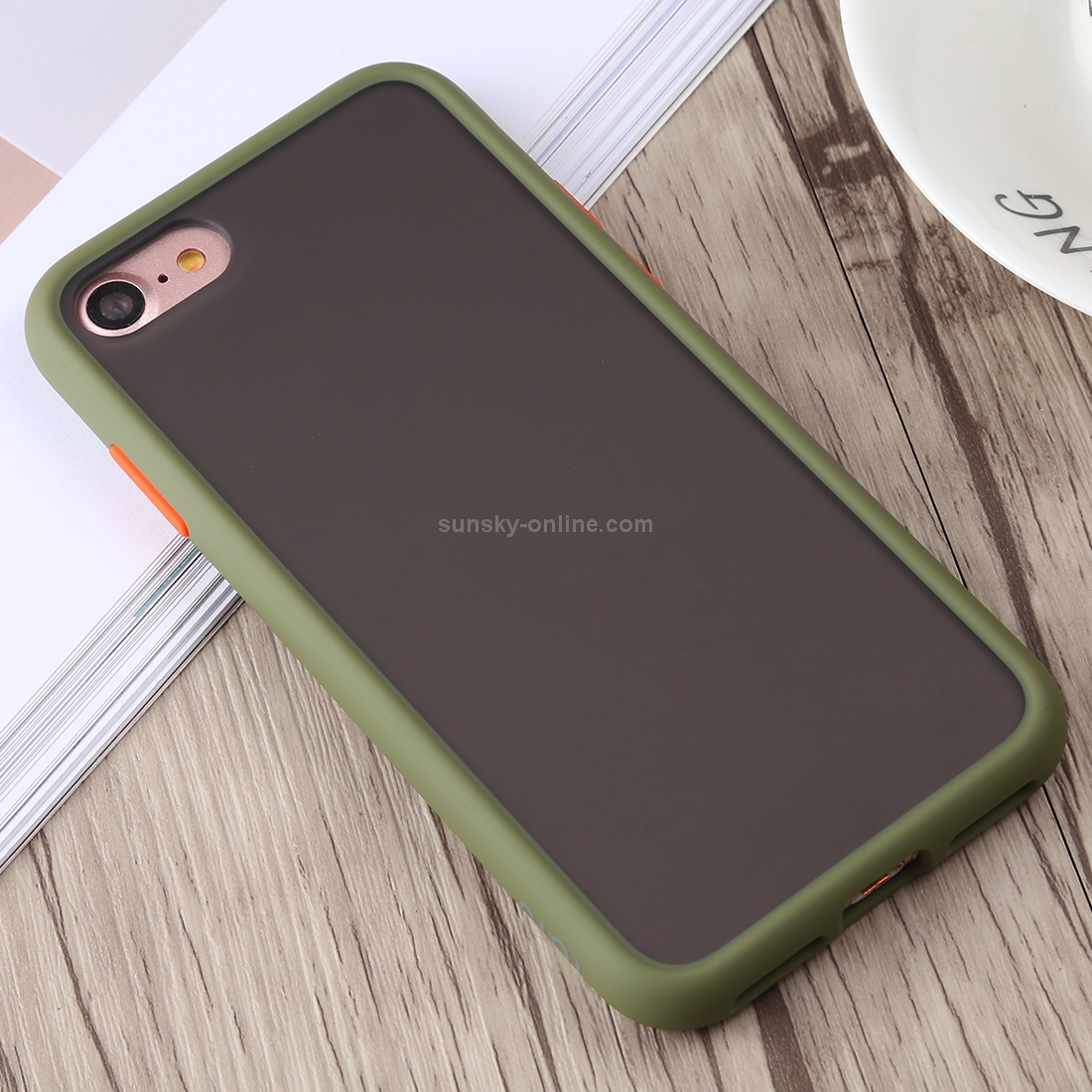 TOTUDESIGN Gingle Series II Shockproof TPU+PC Case For iPhone SE 2020 & 8 & 7 (Army Green) TOTUDESIGN Gingle Series II Shockproof TPU+PC Case For iPhone SE 2020 & 8 & 7 (Army Green)