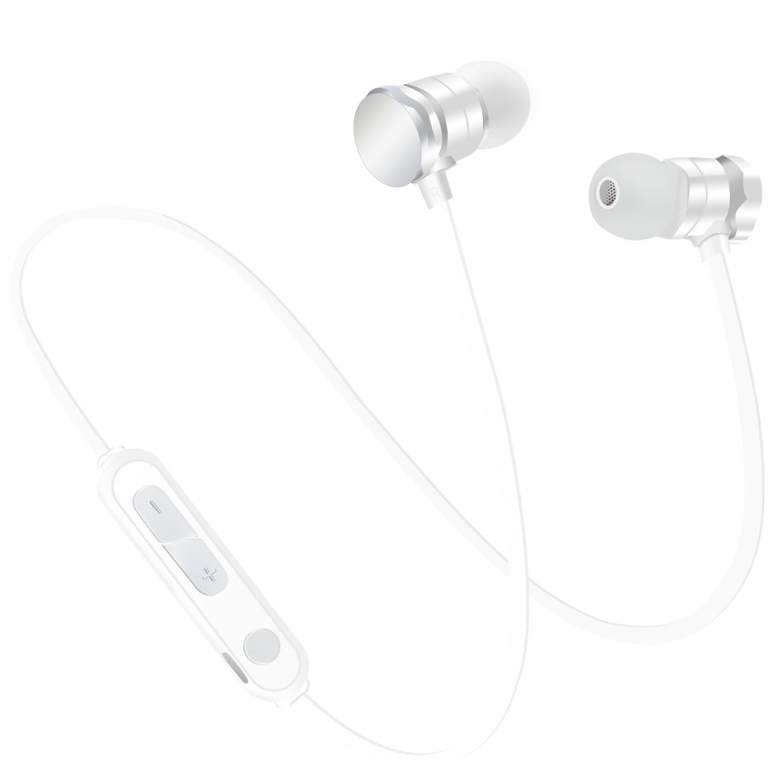 X3 Magnetic Absorption Sports Bluetooth 5.0 In-Ear Headset with HD Mic, Support Hands-free Calls, Distance: 10m(White) X3 Magnetic Absorption Sports Bluetooth 5.0 In-Ear Headset with HD Mic, Support Hands-free Calls, Distance: 10m(White)