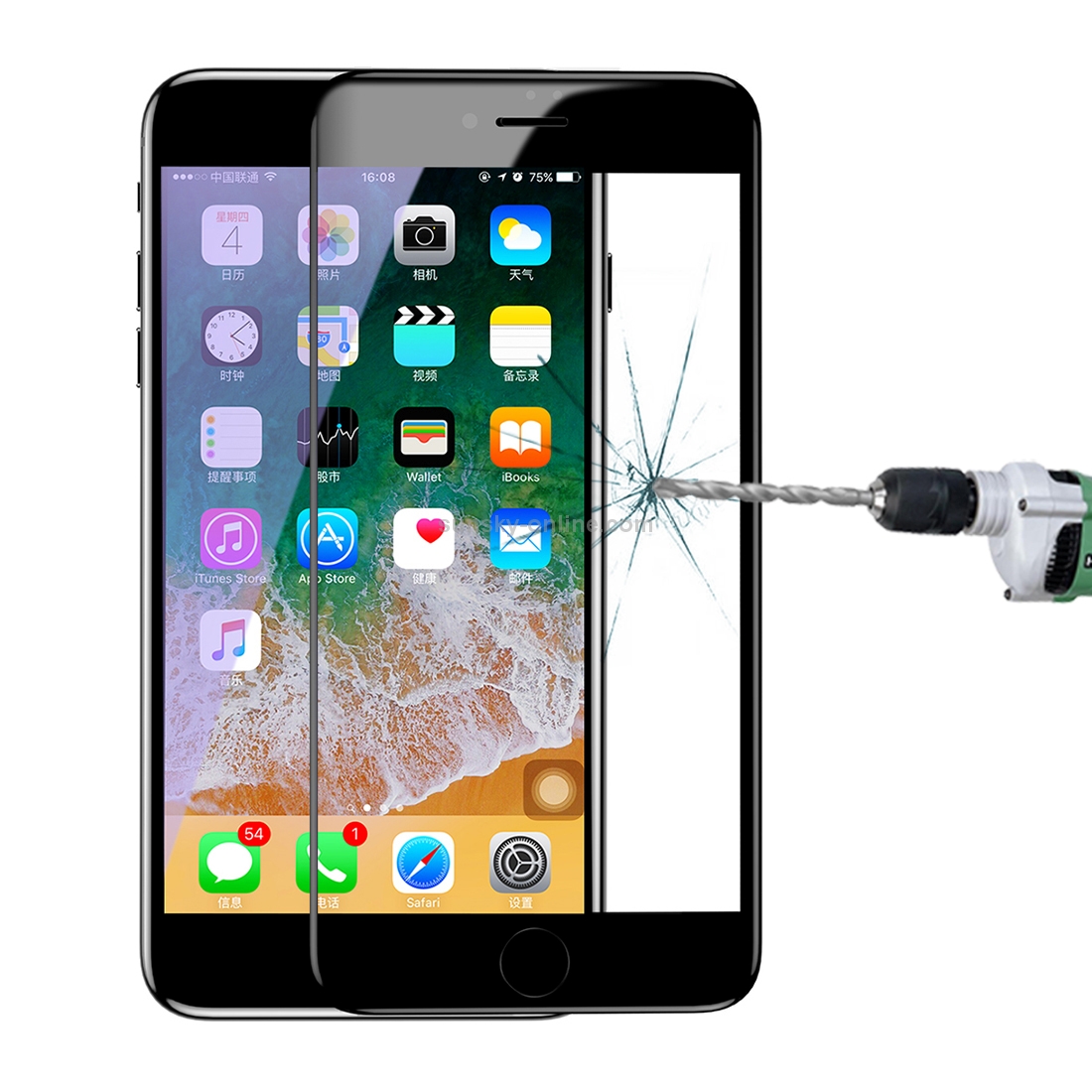 Baseus for iPhone SE 2020 / 8 / 7 0.3mm 9H Hardness Anti Blue-ray Arc Edge Full Screen Tempered Glass Protector(Black) Baseus for iPhone SE 2020 / 8 / 7 0.3mm 9H Hardness Anti Blue-ray Arc Edge Full Screen Tempered Glass Protector(Black)