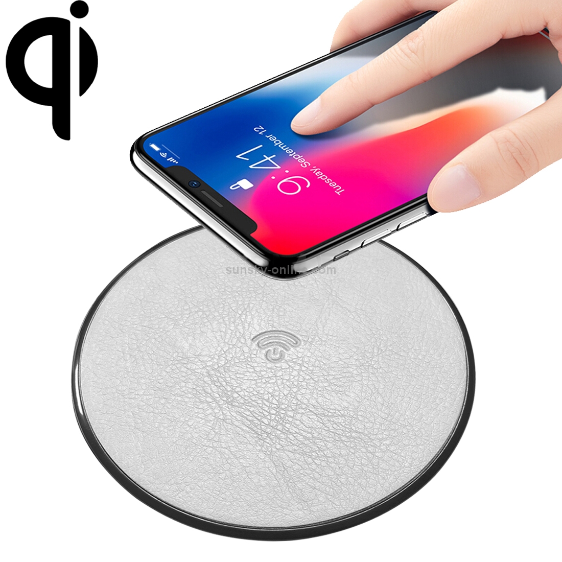 HAMTOD HFC180 10W (Max) Output Genuine Leather Surface Qi Standard Fast Charging Wireless Charger HAMTOD HFC180 10W (Max) Output Genuine Leather Surface Qi Standard Fast Charging Wireless Charger