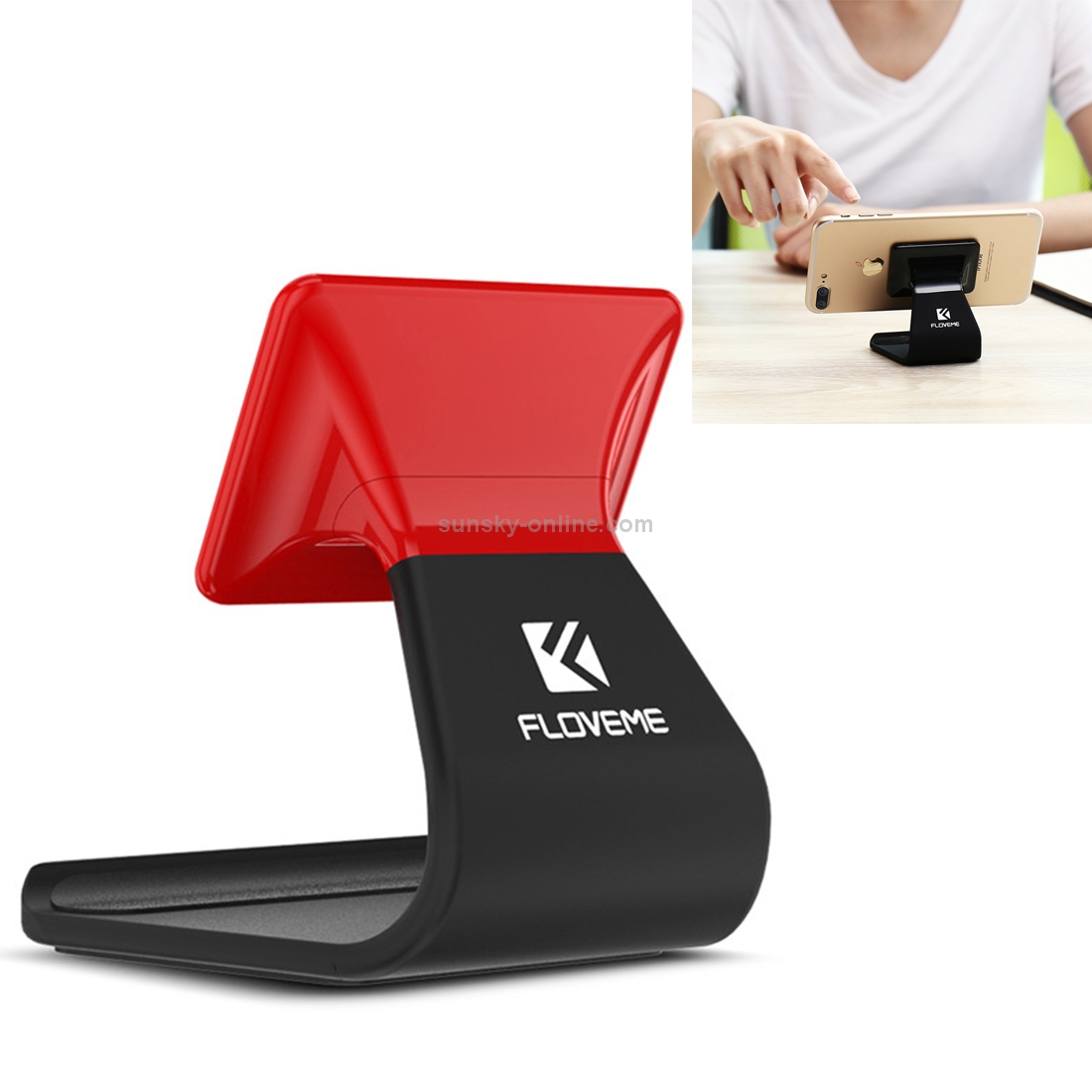 FLOVEME YXF58285 Angle Adjustable Nano Surface Car Phone Holder Stand Mount FLOVEME YXF58285 Angle Adjustable Nano Surface Car Phone Holder Stand Mount