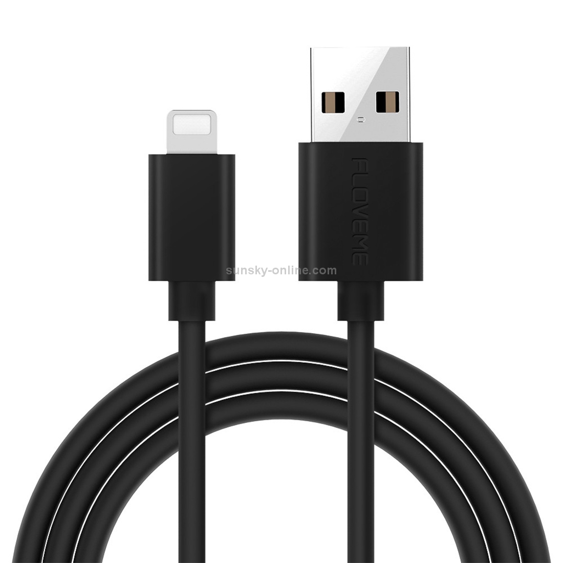 FLOVEME 1.5A 2m PVC + Aluminum Alloy Head USB to 8 Pin Data Sync Charging Cable FLOVEME 1.5A 2m PVC + Aluminum Alloy Head USB to 8 Pin Data Sync Charging Cable