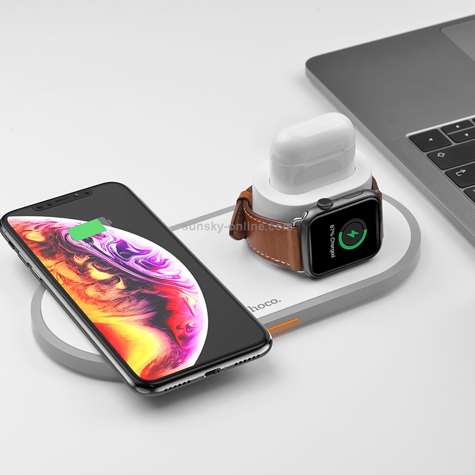Hoco CW14 Round DC 5V/2A Max Fast Charging Wireless Charger Pad with Indicator Light Hoco CW14 Round DC 5V/2A Max Fast Charging Wireless Charger Pad with Indicator Light