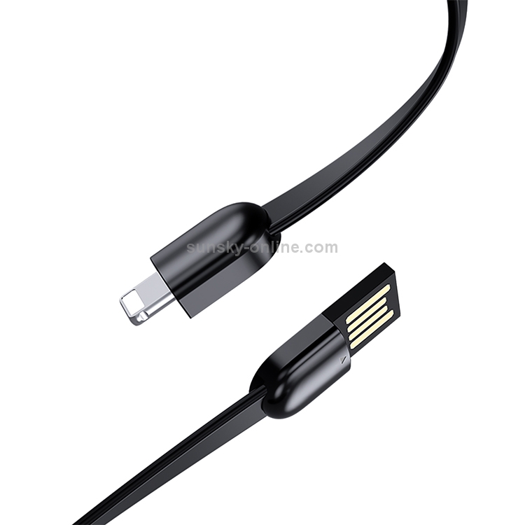 ROCK S3 USB to 8 Pin Portable Charging Data Cable with Keychain, Length: 14cm(Black) ROCK S3 USB to 8 Pin Portable Charging Data Cable with Keychain, Length: 14cm(Black)