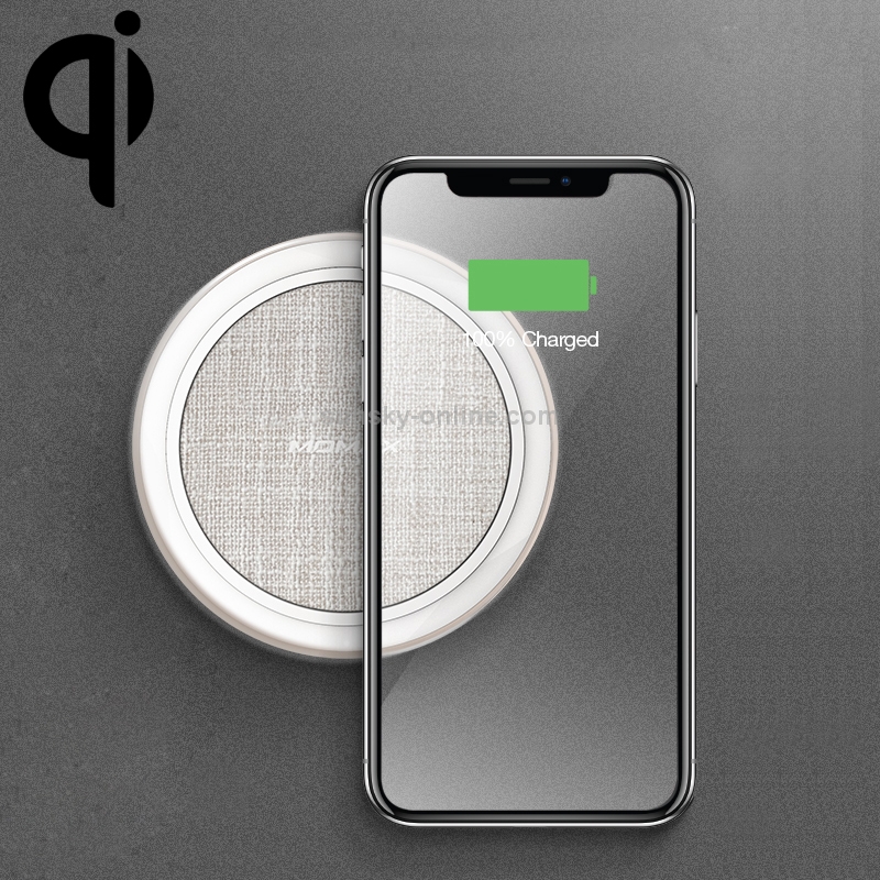MOMAX 15W Qi Standard Fast Charging Wireless Charger(White) MOMAX 15W Qi Standard Fast Charging Wireless Charger(White)