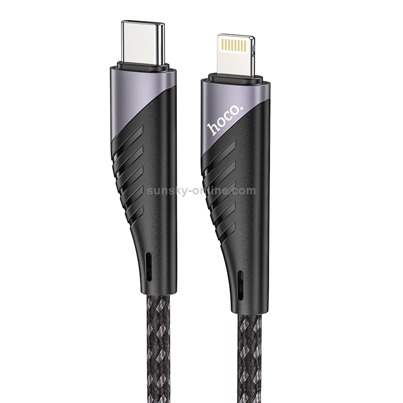hoco U95 20W 3A PD USB-C / Type-C to 8 Pin Freeway Charging Data Cable, Cable Length: 1.2m hoco U95 20W 3A PD USB-C / Type-C to 8 Pin Freeway Charging Data Cable, Cable Length: 1.2m