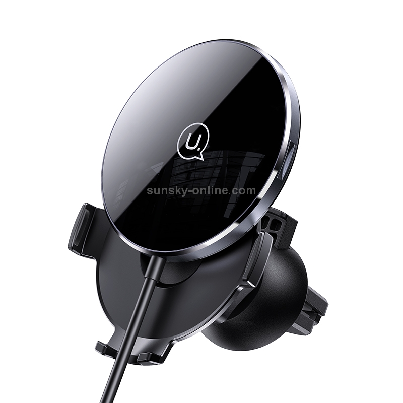 USAMS US-CD164 15W Ultra-thin Magnetic Wireless Fast Charger with Cable