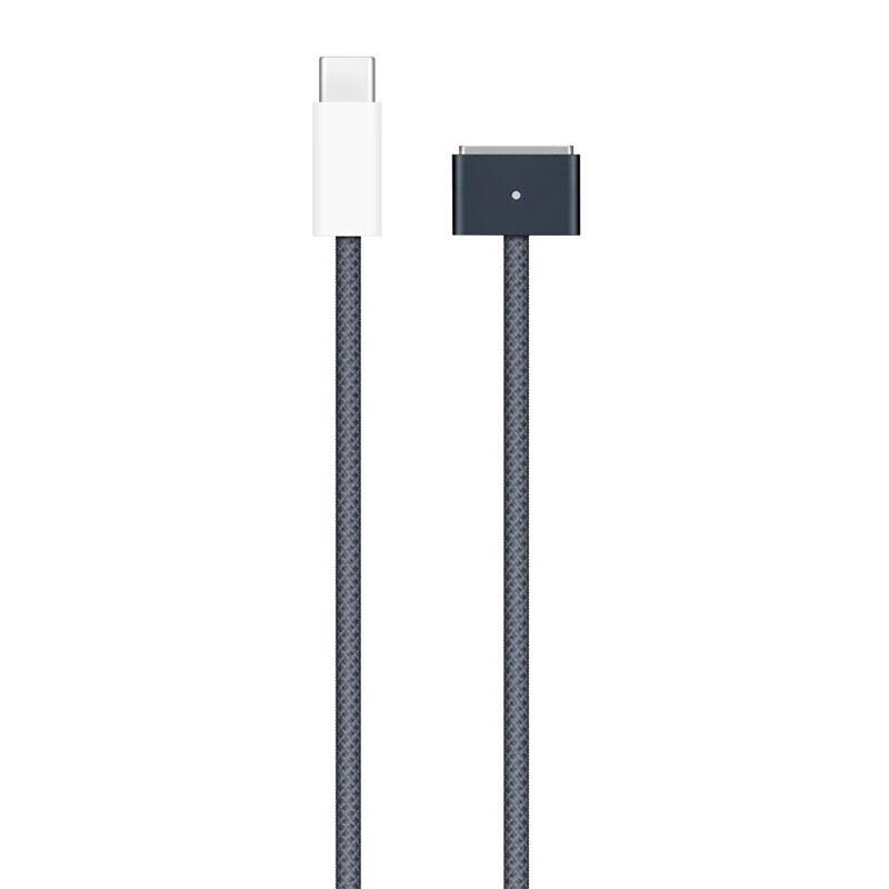 USB-C / Type-C to Magsafe 3 Braided Fast Charging Data Cable, Length: 2m (Blue) USB-C / Type-C to Magsafe 3 Braided Fast Charging Data Cable, Length: 2m (Blue)