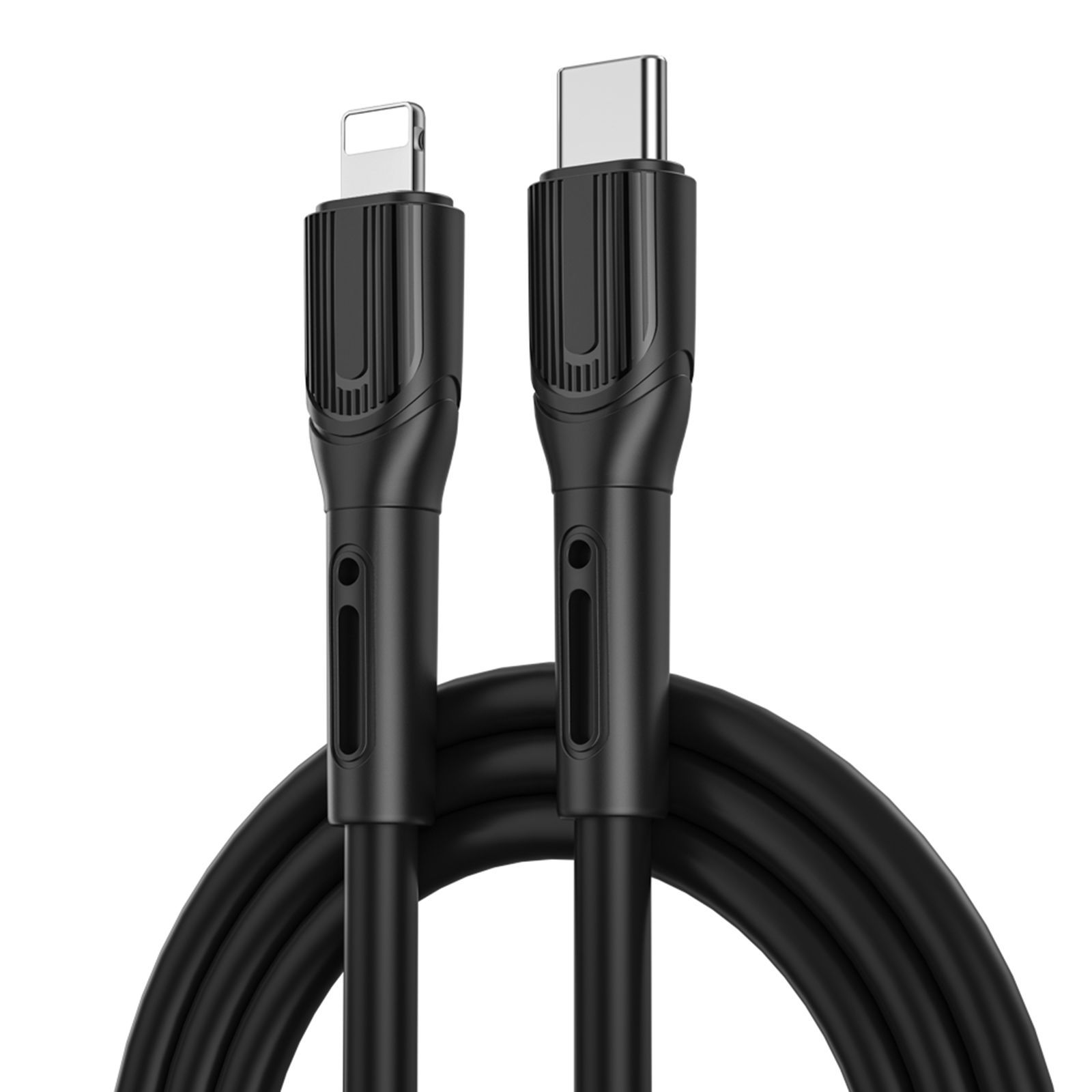 WIWU Armor Series Wi-C005 PD20W USB-C / Type-C to 8 Pin Fast Charging Data Cable, Length: 1m (Black) WIWU Armor Series Wi-C005 PD20W USB-C / Type-C to 8 Pin Fast Charging Data Cable, Length: 1m (Black)