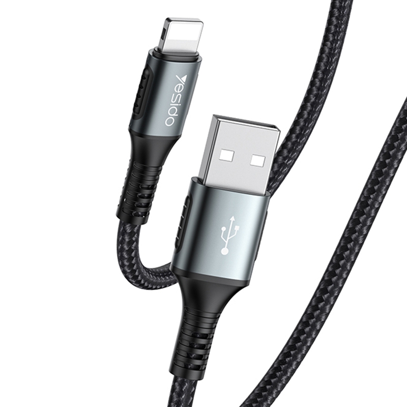 Yesido CA36 5A USB to 8 Pin Charging Cable, Length: 1.2m Yesido CA36 5A USB to 8 Pin Charging Cable, Length: 1.2m