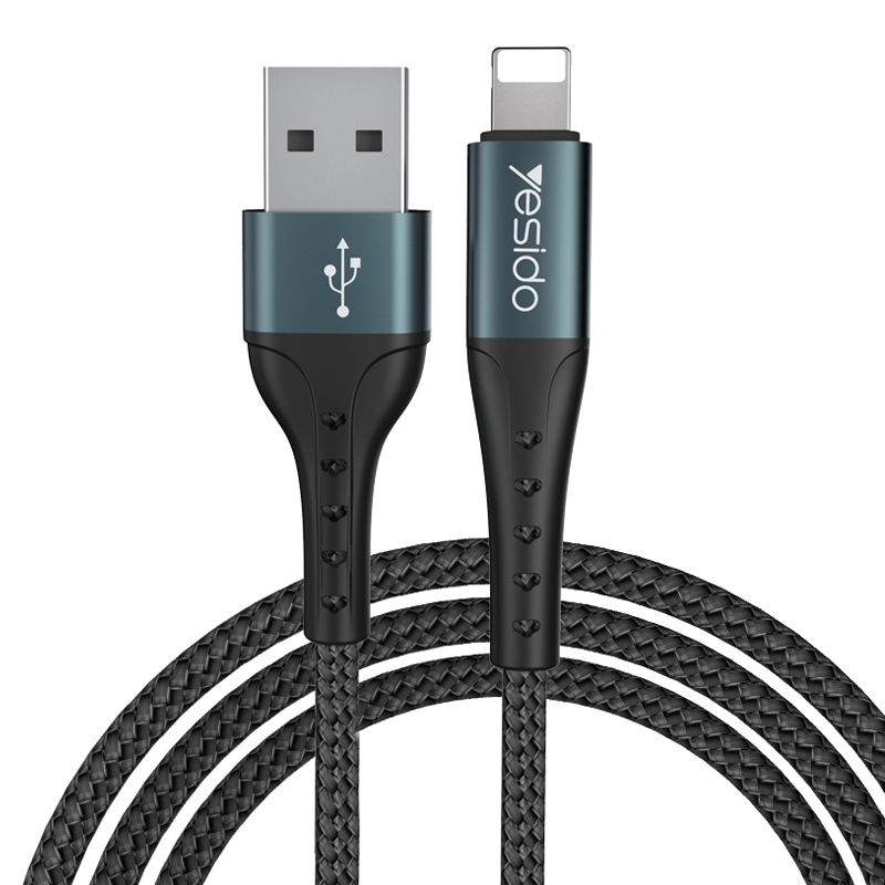Yesido CA63 2.4A USB to 8 Pin Charging Cable, Length: 2m Yesido CA63 2.4A USB to 8 Pin Charging Cable, Length: 2m