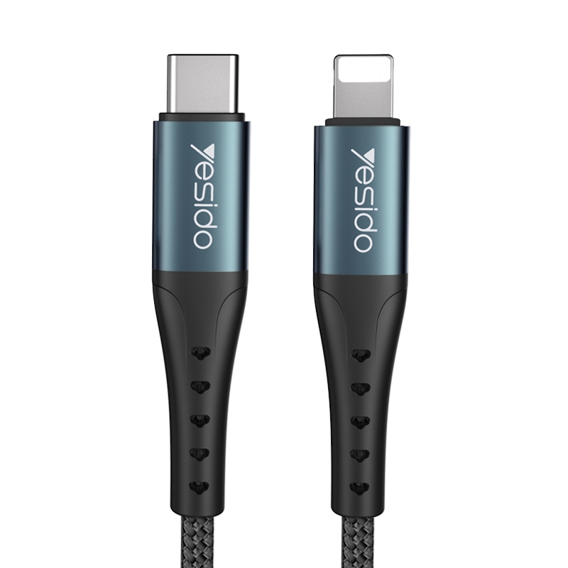 Yesido CA65 2.4A USB-C / Type-C to 8 Pin Charging Cable, Length: 2m Yesido CA65 2.4A USB-C / Type-C to 8 Pin Charging Cable, Length: 2m