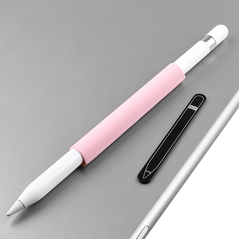 Magnetic Sleeve Silicone Holder Grip Set for Apple Pencil (Pink) Magnetic Sleeve Silicone Holder Grip Set for Apple Pencil (Pink)
