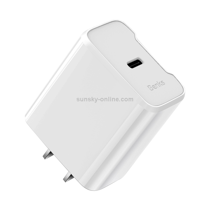 Benks PA32 One-Port 18W Wall Fast Charger Power Adapter Benks PA32 One-Port 18W Wall Fast Charger Power Adapter