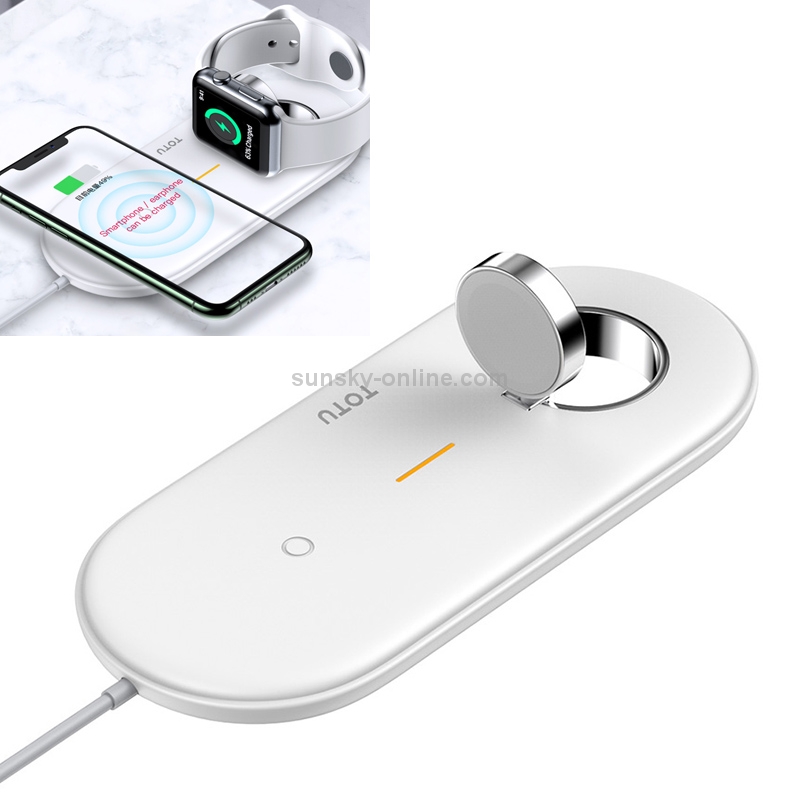 TOTUDESIGN CACW-028 Glory Series 2 in 1 10W Intelligent Wireless Charger TOTUDESIGN CACW-028 Glory Series 2 in 1 10W Intelligent Wireless Charger