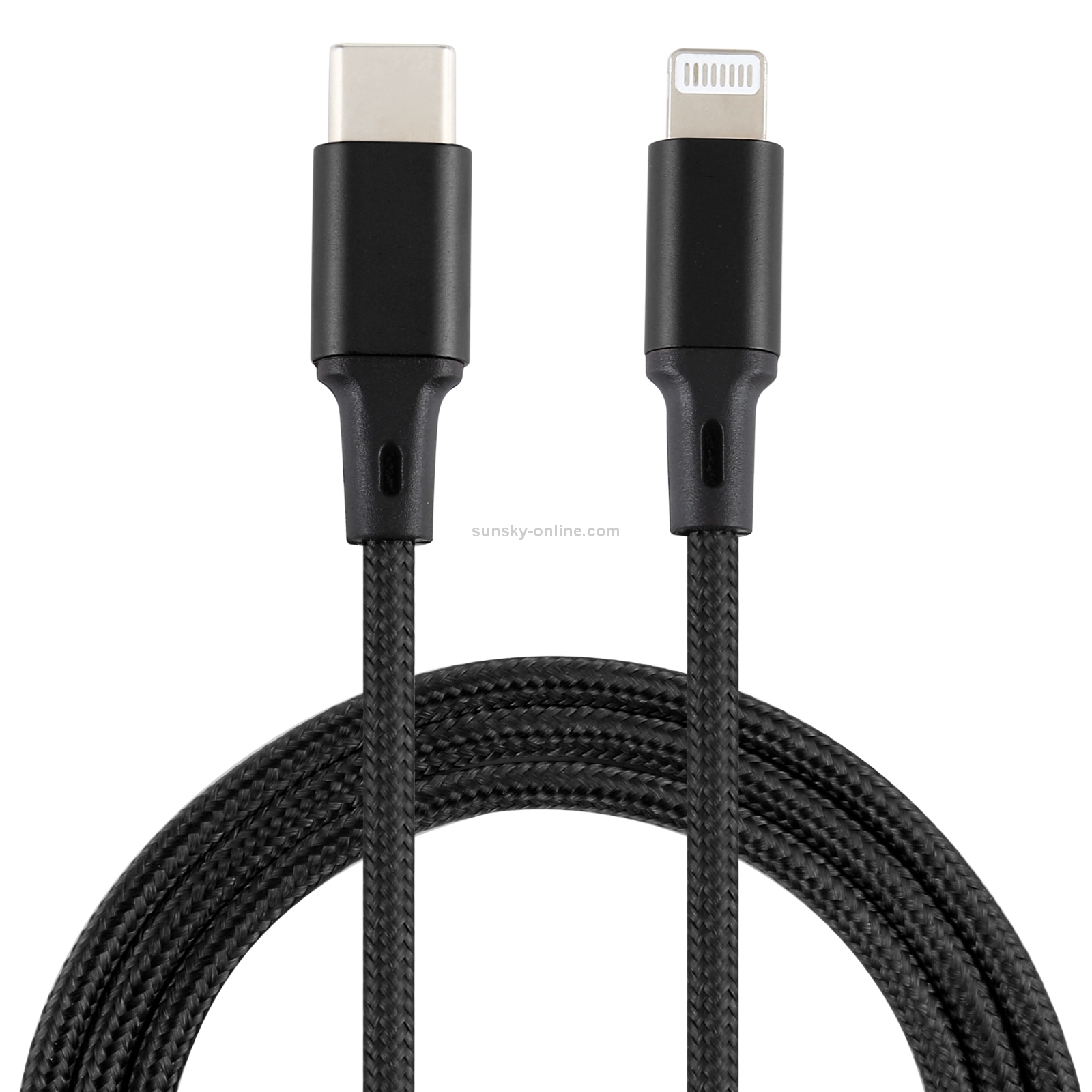 2A USB to 8 Pin Braided Data Cable, Cable Length: 1m(Black) 2A USB to 8 Pin Braided Data Cable, Cable Length: 1m(Black)