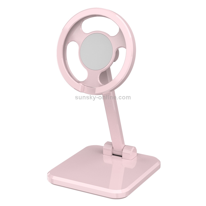 F8 Foldable Magnetic 360-degree Rotating Bracket for MagSafe Magnetic Wireless Charger (Pink) F8 Foldable Magnetic 360-degree Rotating Bracket for MagSafe Magnetic Wireless Charger (Pink)