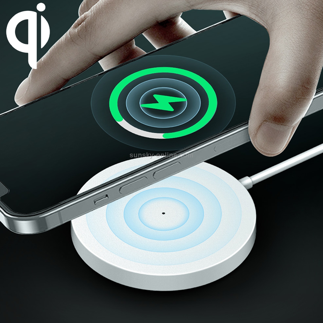 N3 15W QI Standard Magsafe Magnetic Wireless Fast Charge Charger (White) N3 15W QI Standard Magsafe Magnetic Wireless Fast Charge Charger (White)