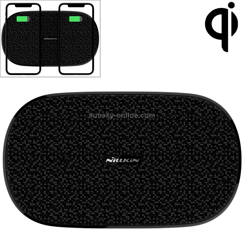 NILLKIN 10W Double Shadows Dual Fast Wireless Charging Pad NILLKIN 10W Double Shadows Dual Fast Wireless Charging Pad