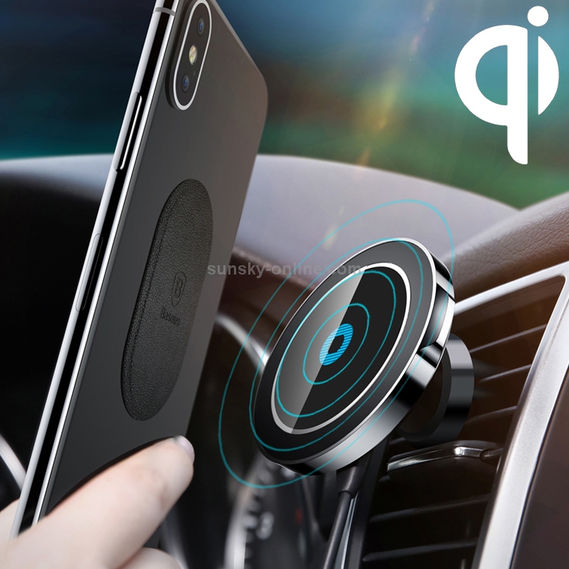 Baseus WXER-01 Big Ears Series Car Mount Magnetic Wireless Charging Phone Holder(Black) Baseus WXER-01 Big Ears Series Car Mount Magnetic Wireless Charging Phone Holder(Black)