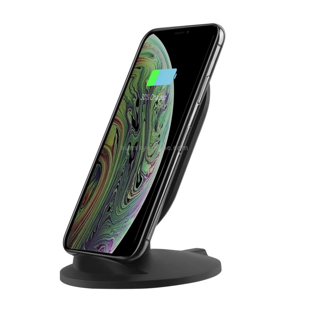 M8 10W Vertical Wireless Charging Charger for iPhone XR / XS Max / Galaxy S9+ / S9 / Huawei Mate 20 Pro and Other QI-enabled Device (Black) M8 10W Vertical Wireless Charging Charger for iPhone XR / XS Max / Galaxy S9+ / S9 / Huawei Mate 20 Pro and Other QI-enabled Device (Black)