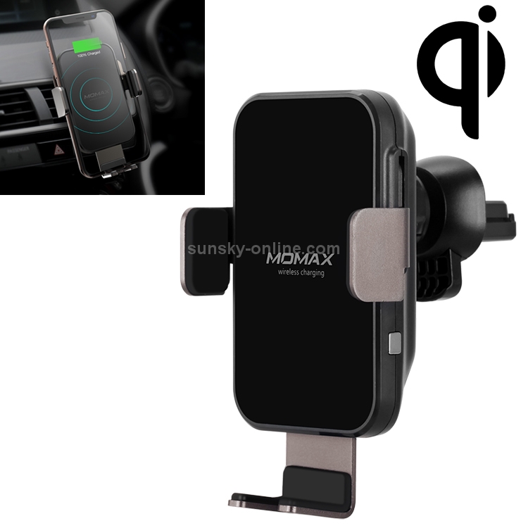 Momax CM11 Car Air Outlet Automatic Induction Bracket Qi Standard Wireless Charger Momax CM11 Car Air Outlet Automatic Induction Bracket Qi Standard Wireless Charger